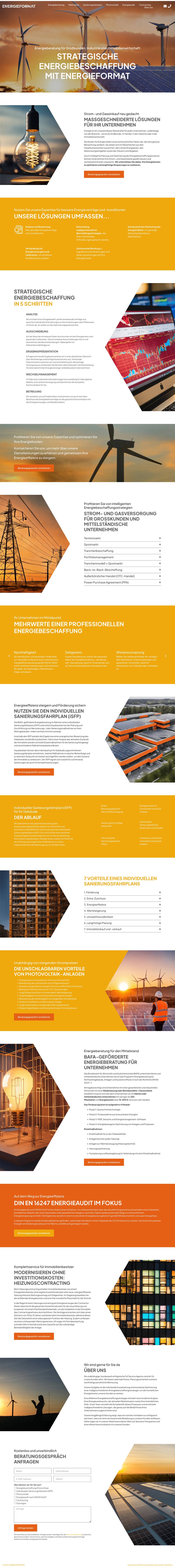Energieformat: alte Startseite